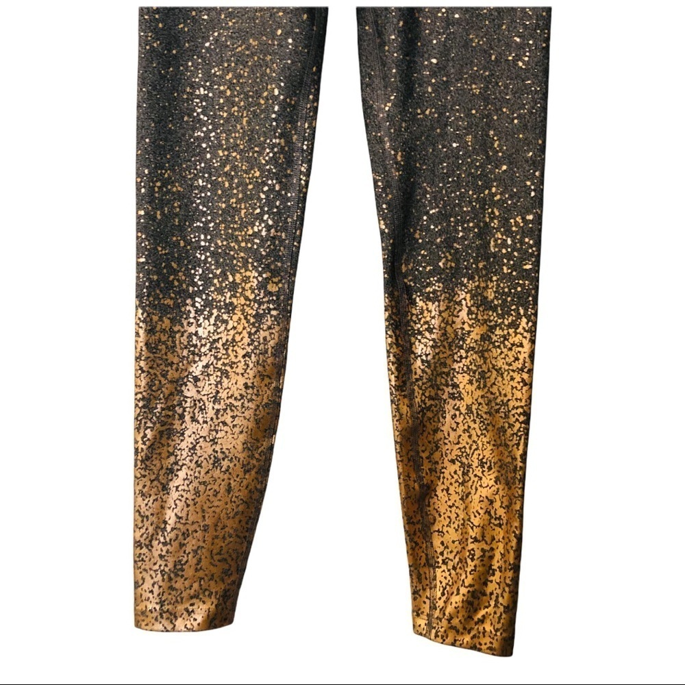 Gold and Black Women's Pants